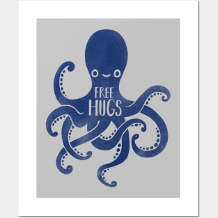 Octopus free hugs Posters and Art